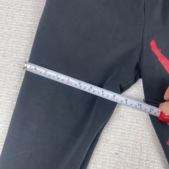 Nike Air Jordan Sweatpants Men S Black Graphic Jumpman Jogger CZ1665-010 - Picture 11 of 16